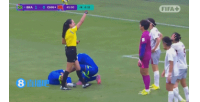 逃过一劫！张克璨背后放倒对手送点，但巴西罚丢点球