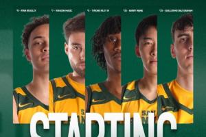 来看来看~11点旧金山大学迎赛季首战：中国球员王俊杰首发