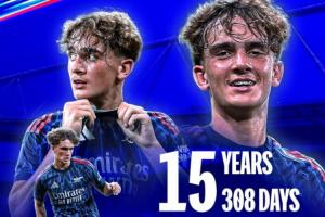 15岁308天！道曼替补登场，成为欧冠有史以来最年轻登场球员