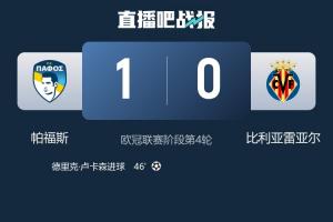 这是西甲第3？黄潜成帕福斯欧冠首胜背景板 首发身价是对方14倍